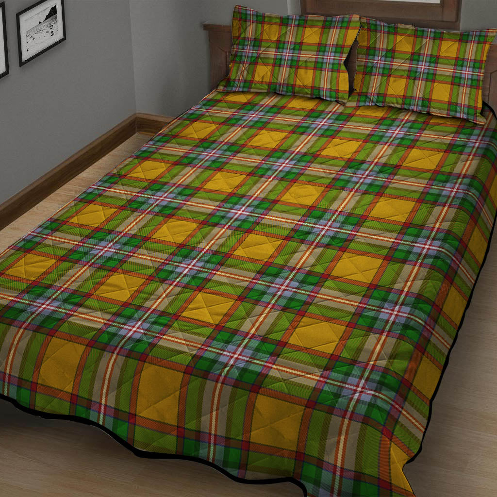 Essex County Canada Tartan Quilt Bed Set - Tartan Vibes Clothing