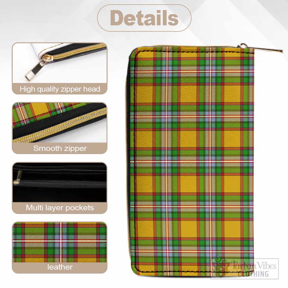 Tartan Vibes Clothing Essex County Canada Tartan Women's Leather Wallet