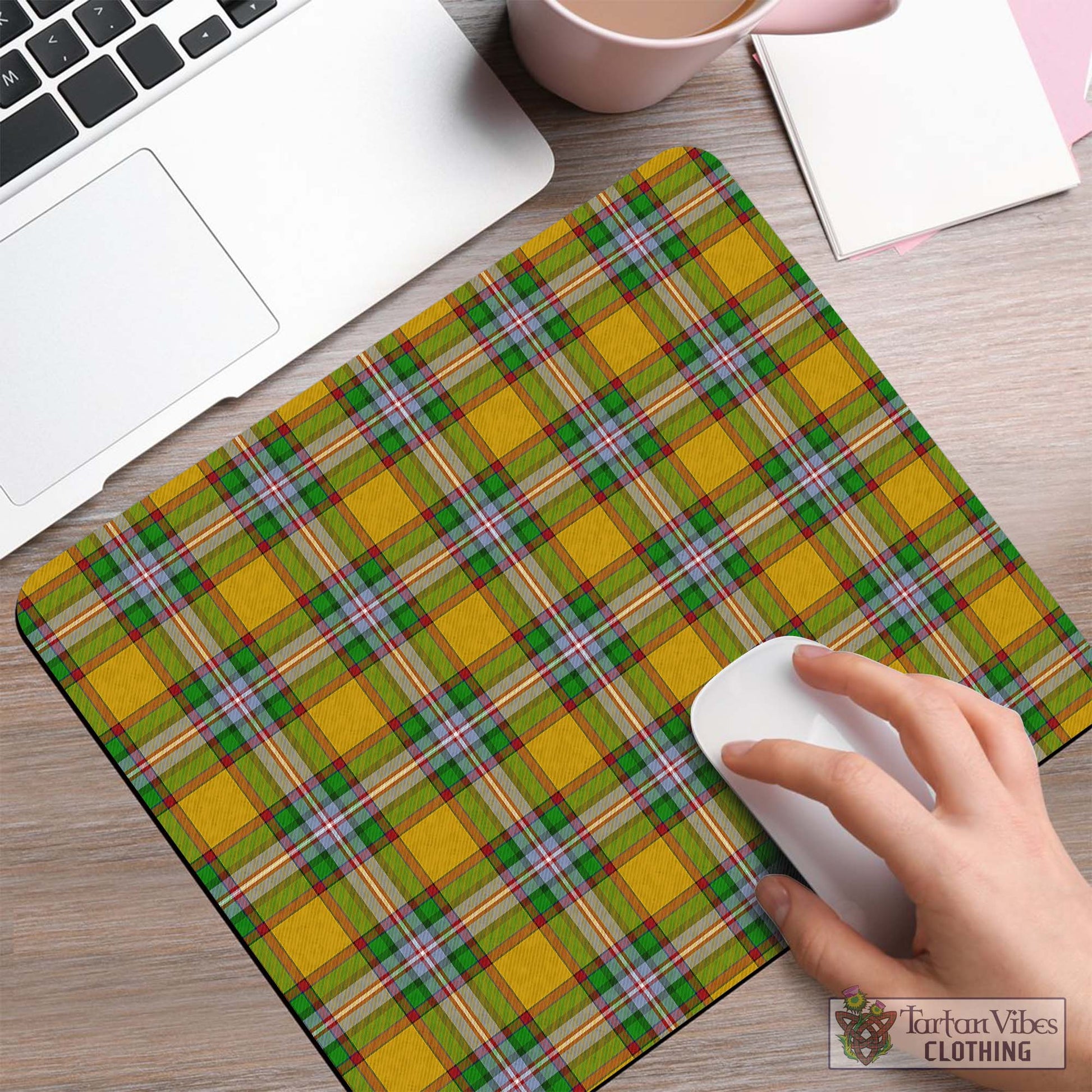 Tartan Vibes Clothing Essex County Canada Tartan Mouse Pad
