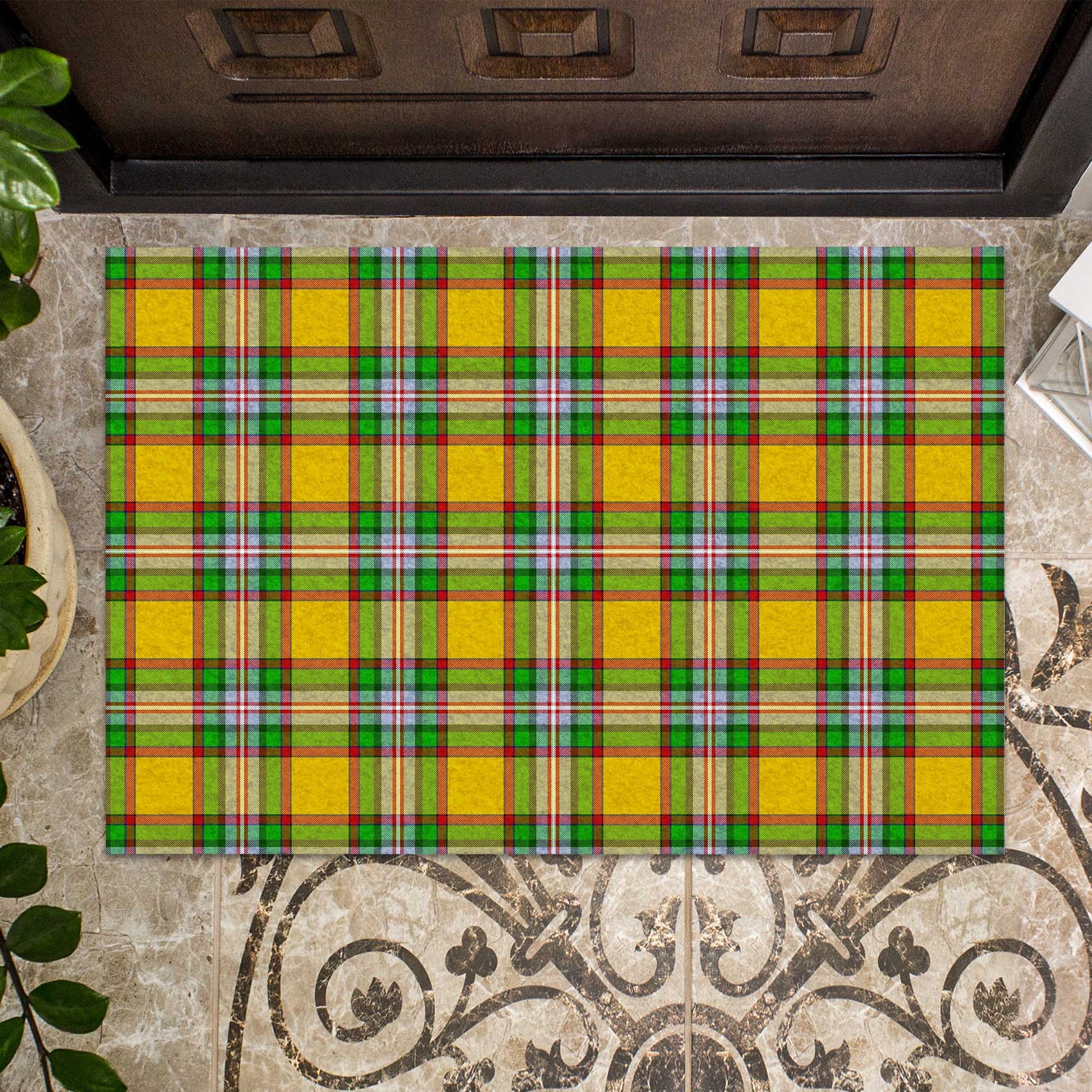 Essex County Canada Tartan Door Mat - Tartanvibesclothing