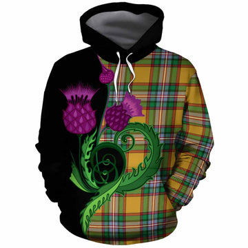 Essex County Canada Tartan Cotton Hoodie Traditional Scottish Thistle