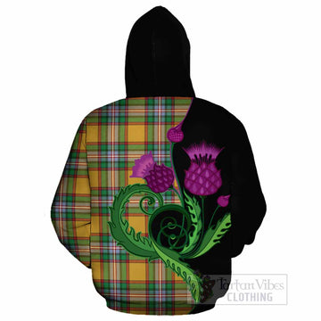 Essex County Canada Tartan Cotton Hoodie Traditional Scottish Thistle