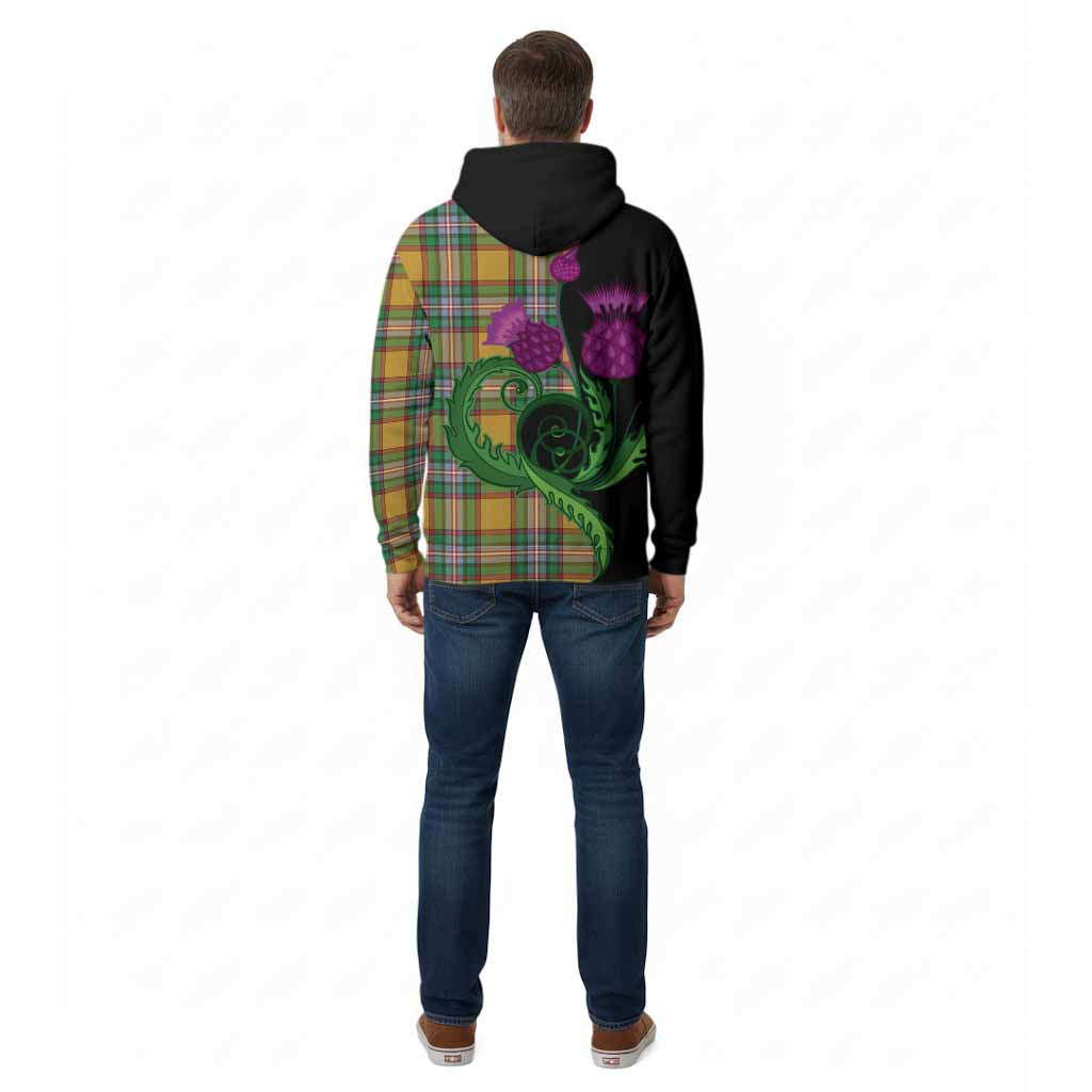 Essex County Canada Tartan Cotton Hoodie Traditional Scottish Thistle