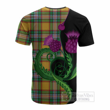 Essex County Canada Tartan Cotton T-shirt Traditional Scottish Thistle