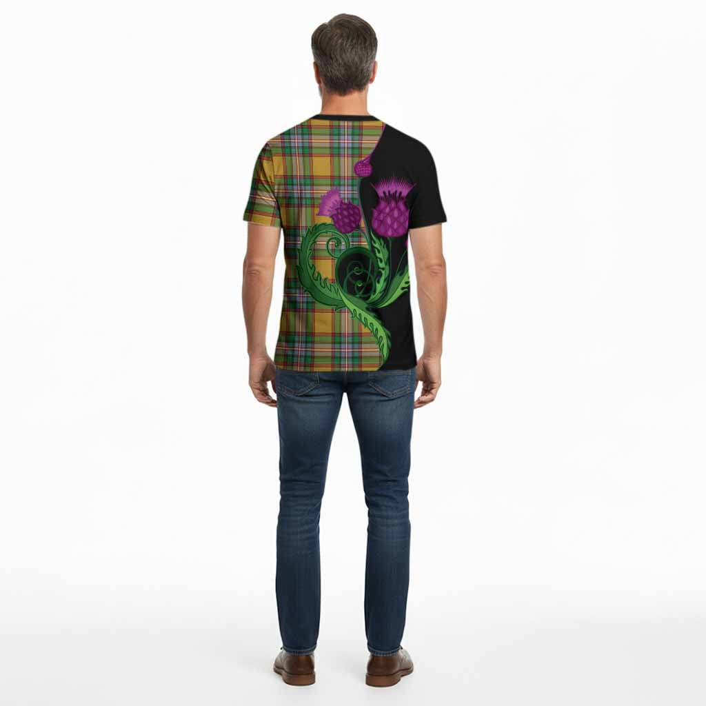 Essex County Canada Tartan Cotton T-shirt Traditional Scottish Thistle