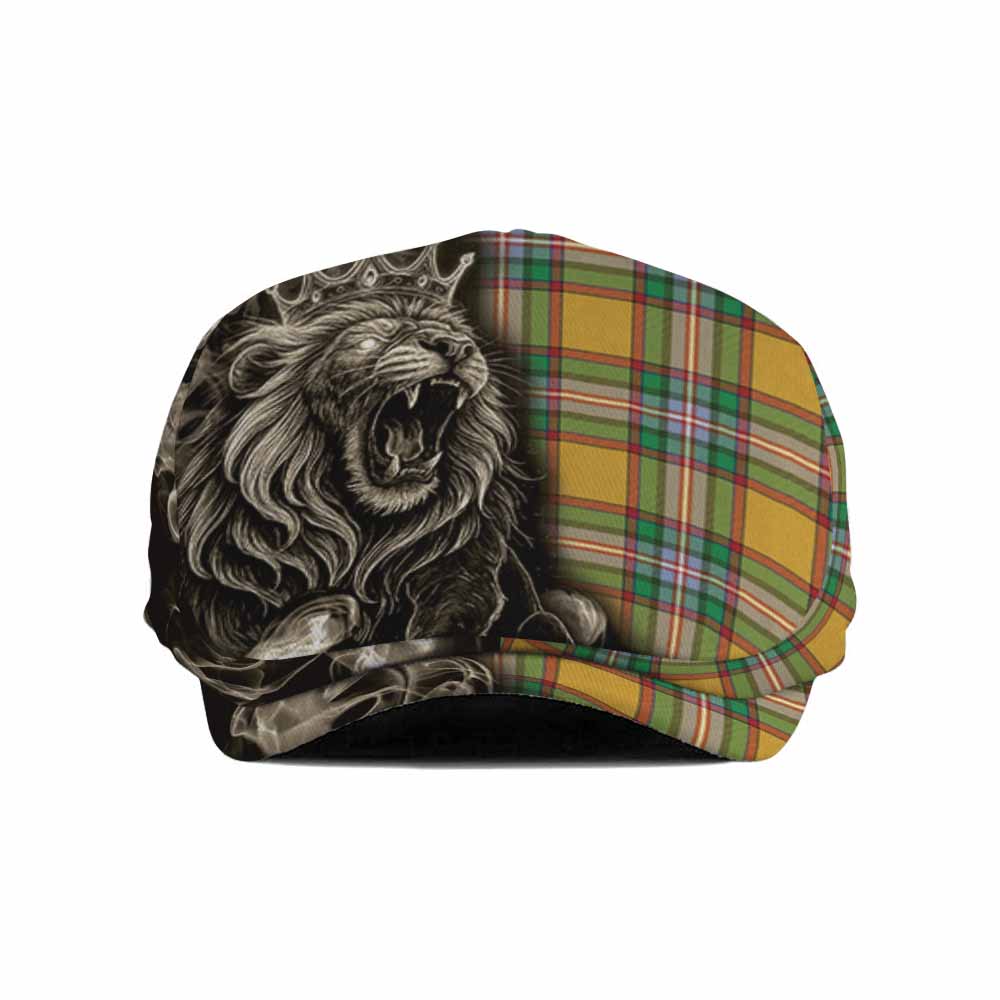 Essex County Canada Tartan Flat Cap, Jeff Cap Roaring Lion Heritage