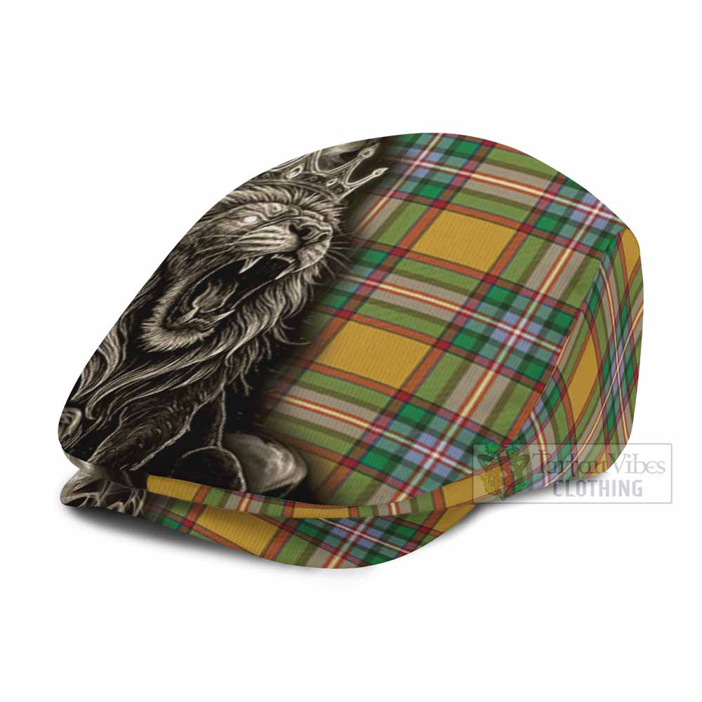 Essex County Canada Tartan Flat Cap, Jeff Cap Roaring Lion Heritage
