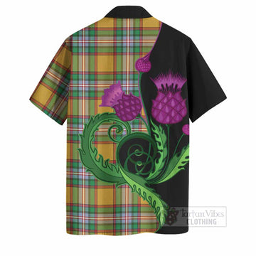 Essex County Canada Tartan Hawaiian Shirt Traditional Scottish Thistle