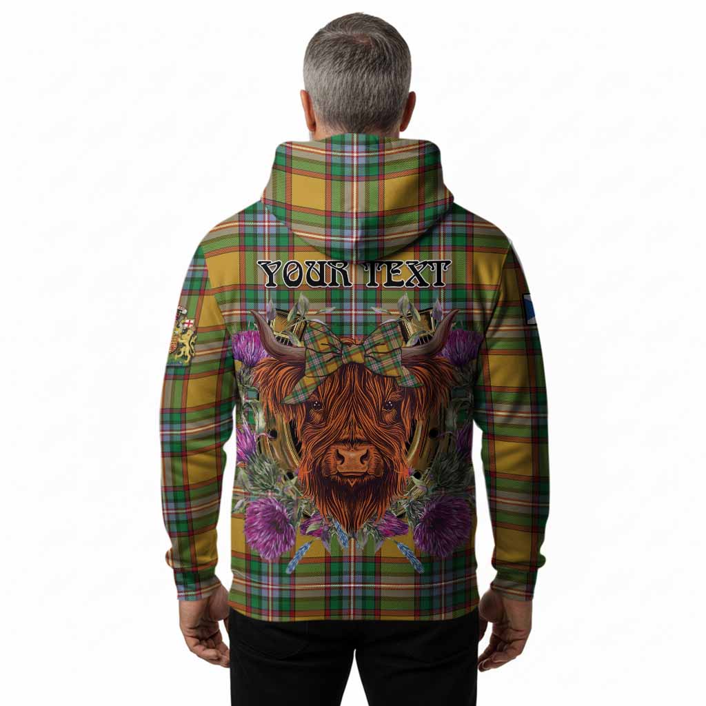 Essex County Canada Tartan Hoodie Scottish Thistle Heilan Coo