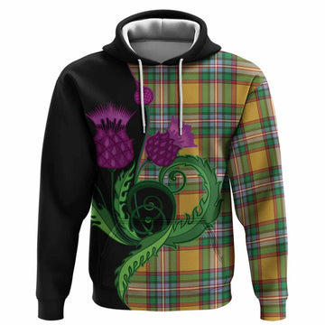 Essex County Canada Tartan Hoodie Traditional Scottish Thistle