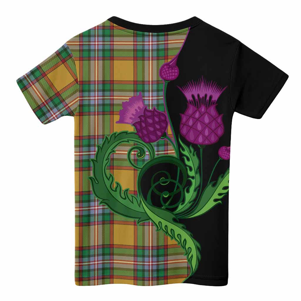 Essex County Canada Tartan Kid T-shirt Traditional Scottish Thistle