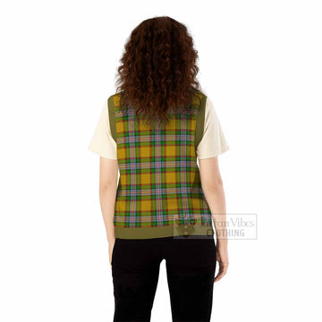 Essex County Canada Tartan Knitted V-Neck Vest