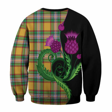 Essex County Canada Tartan Sweatshirt Traditional Scottish Thistle