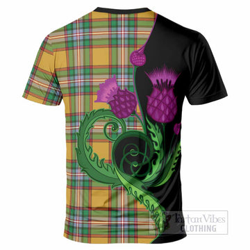 Essex County Canada Tartan T-Shirt Traditional Scottish Thistle