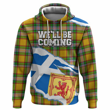 Essex Scotland Football Tartan Hoodie We'll Be Coming