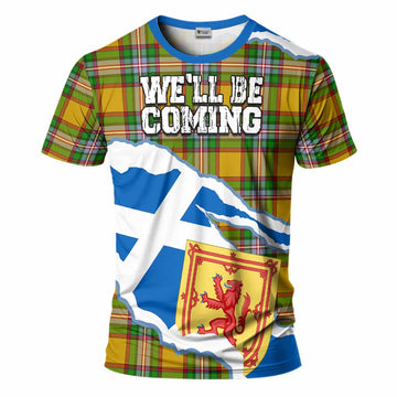 Essex Scotland Football Tartan T-Shirt We'll Be Coming