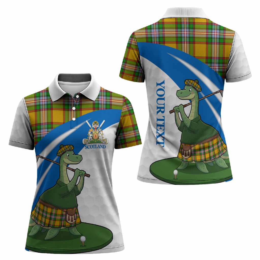 Essex Tartan Crest Golf Nessie Women Polo Shirt Loch Ness Monster Sporty Style