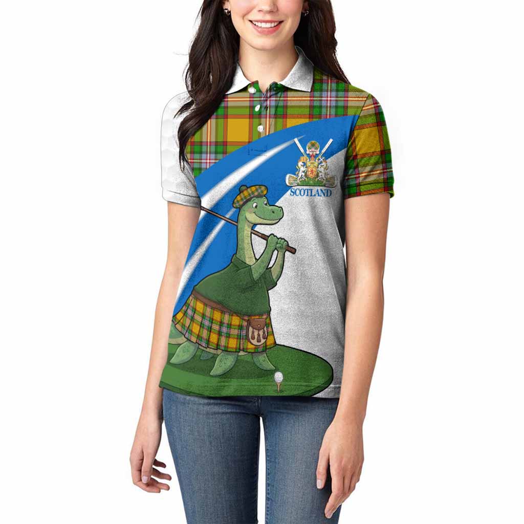 Essex Tartan Crest Golf Nessie Women Polo Shirt Loch Ness Monster Sporty Style