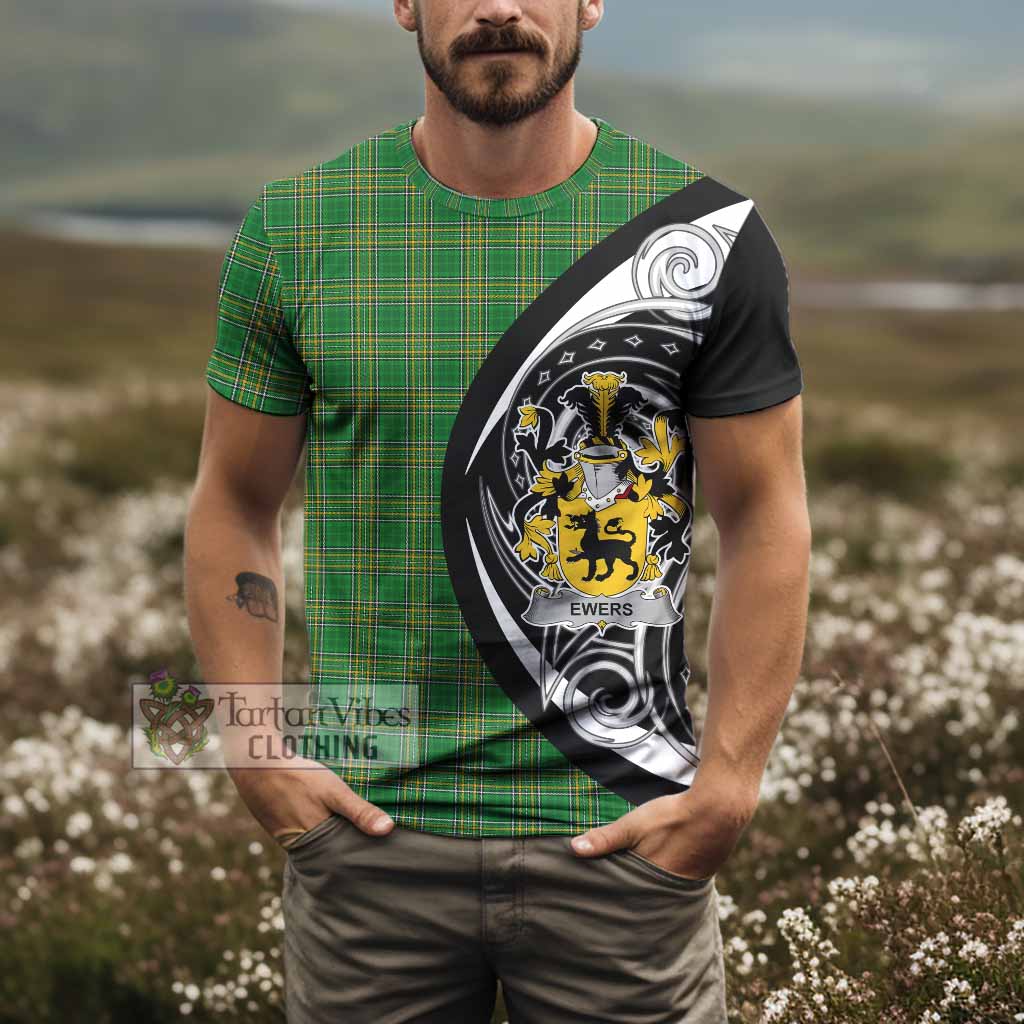 Tartan Vibes Clothing Ewers Irish Clan T-Shirt Celtic Circle Style