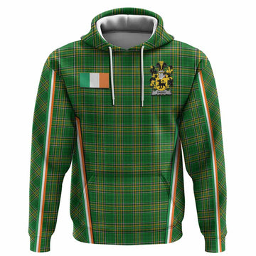 Ewers Irish Clan Coat of Arm Tartan Hoodie Flag Style