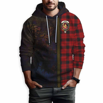 Ewing Tartan Family Crest Hoodie Alba Gu Brath Be Brave Lion Ancient Style