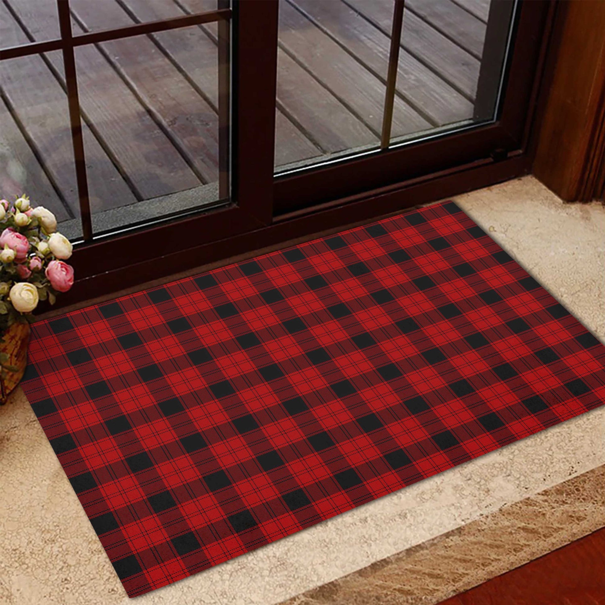 Ewing Tartan Door Mat - Tartanvibesclothing