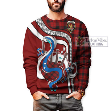 Ewing Tartan Sweatshirt with Epic Bagpipe Style