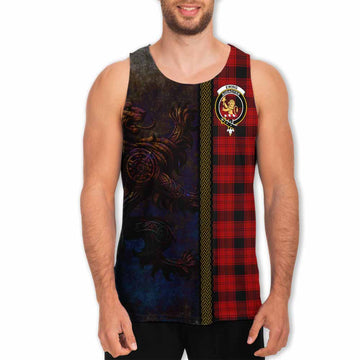 Ewing Tartan Family Crest Men's Tank Top Alba Gu Brath Be Brave Lion Ancient Style