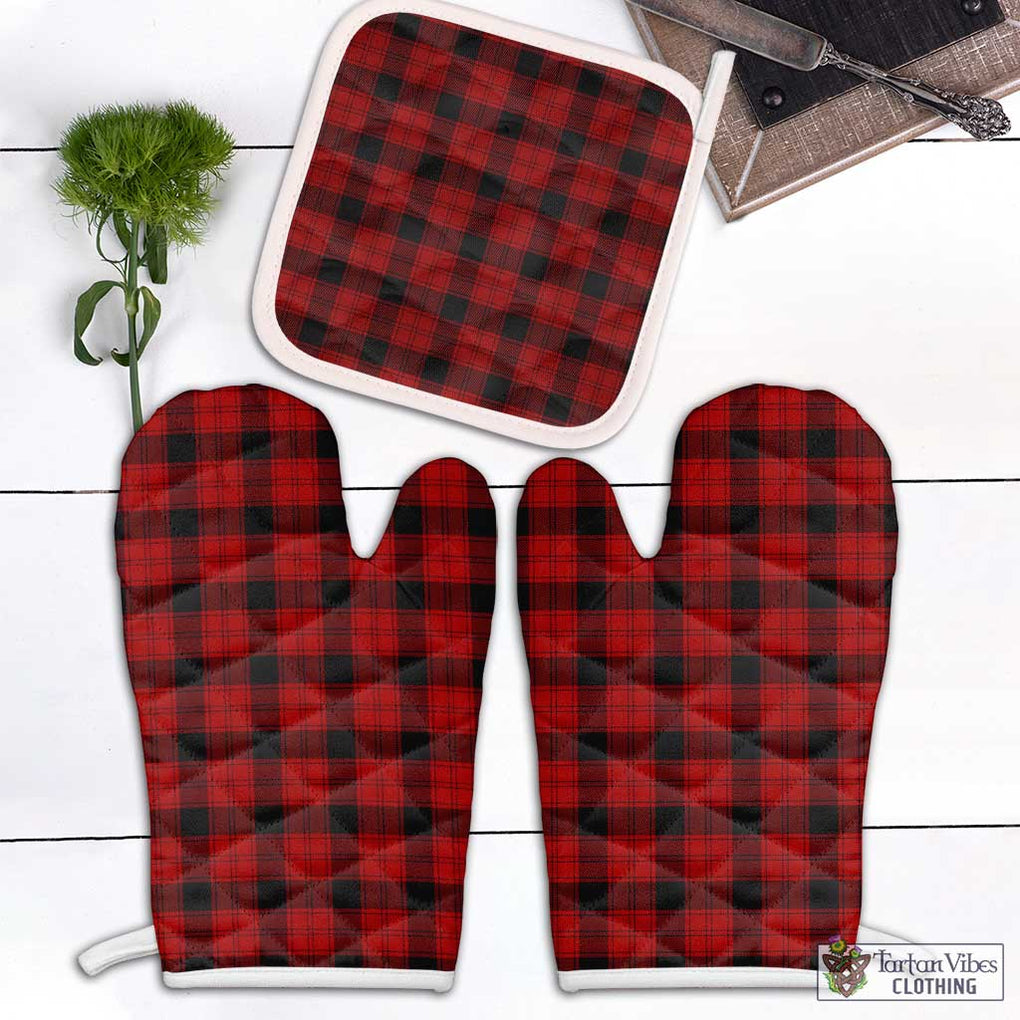 Ewing Tartan Combo Oven Mitt & Pot-Holder Combo 1 Oven Mitt & 1 Pot-Holder White - Tartan Vibes Clothing