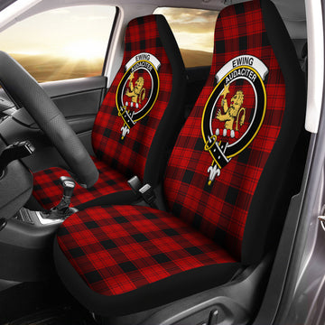 Ewing Tartan Car Seat Cover with Family Crest One Size - Tartanvibesclothing