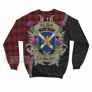Ewing Tartan Family Crest Sweatshirt Lion Rampant Royal Thistle Shield Celtic Inspired
