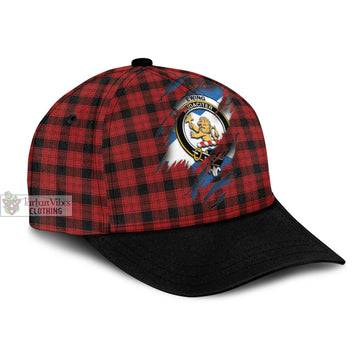 Ewing Tartan Classic Cap with Family Crest In Me Style