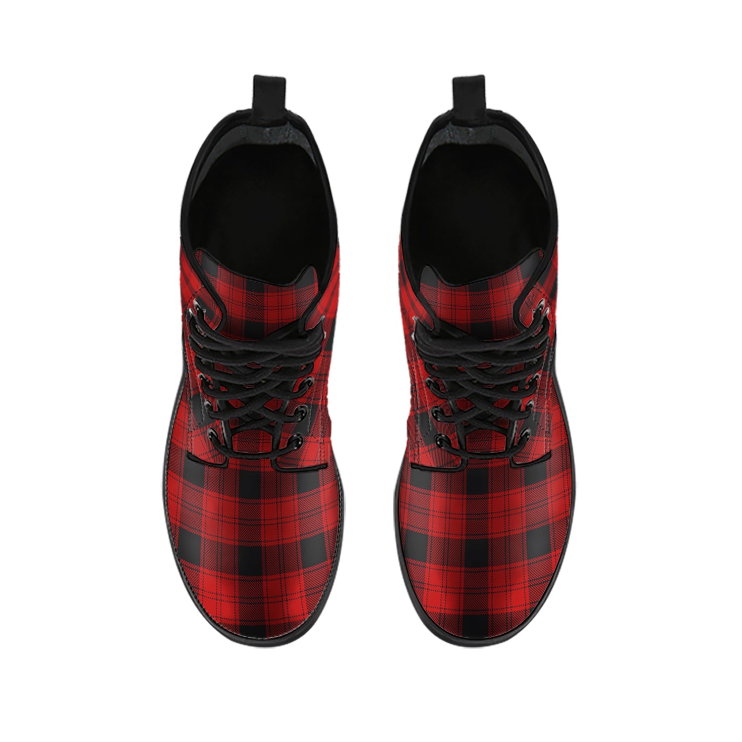 ewing-tartan-leather-boots