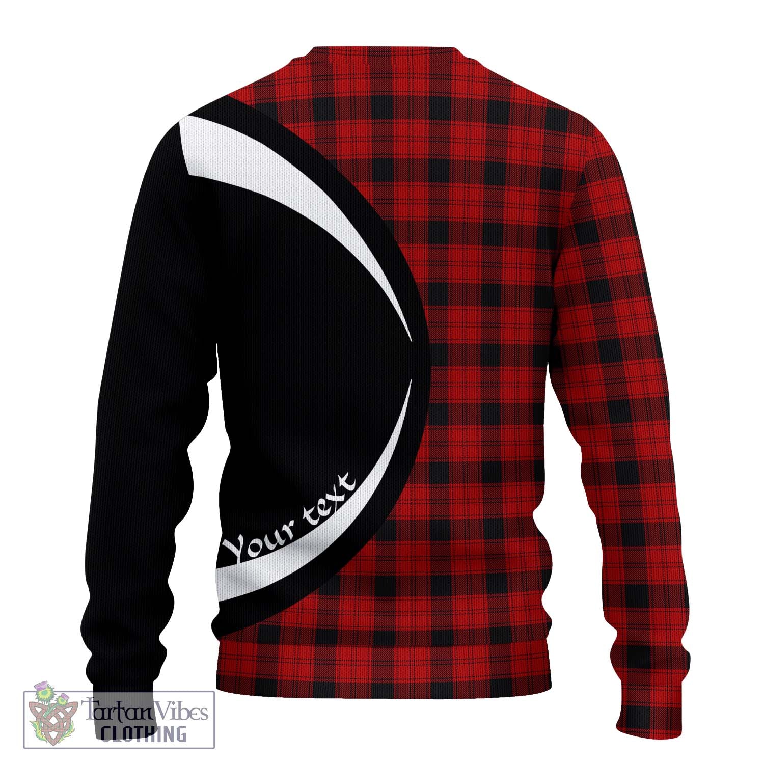 Ewing Tartan Ugly Sweater with Family Crest Circle Style - Tartan Vibes Clothing