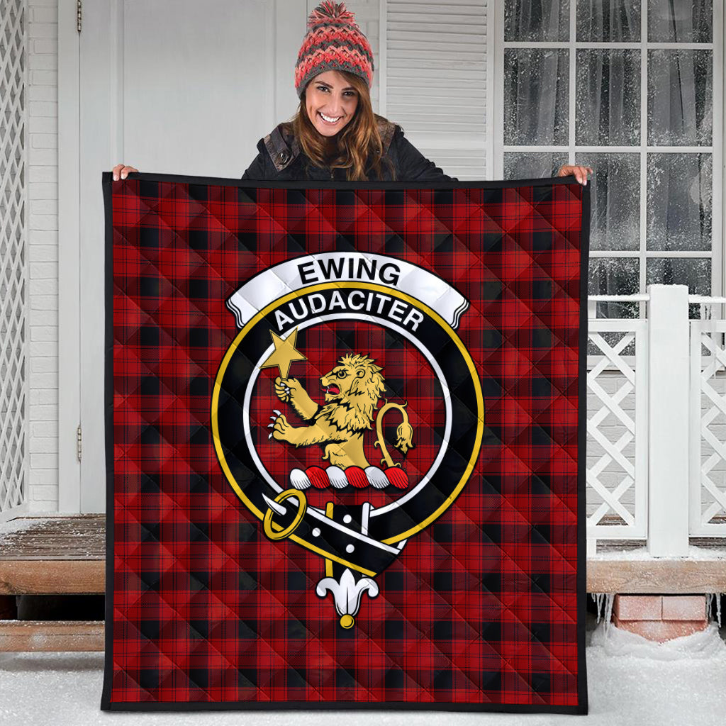 ewing-tartan-quilt-with-family-crest
