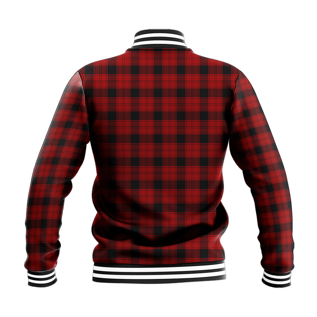 Ewing Tartan Baseball Jacket with Family Crest - Tartan Vibes Clothing