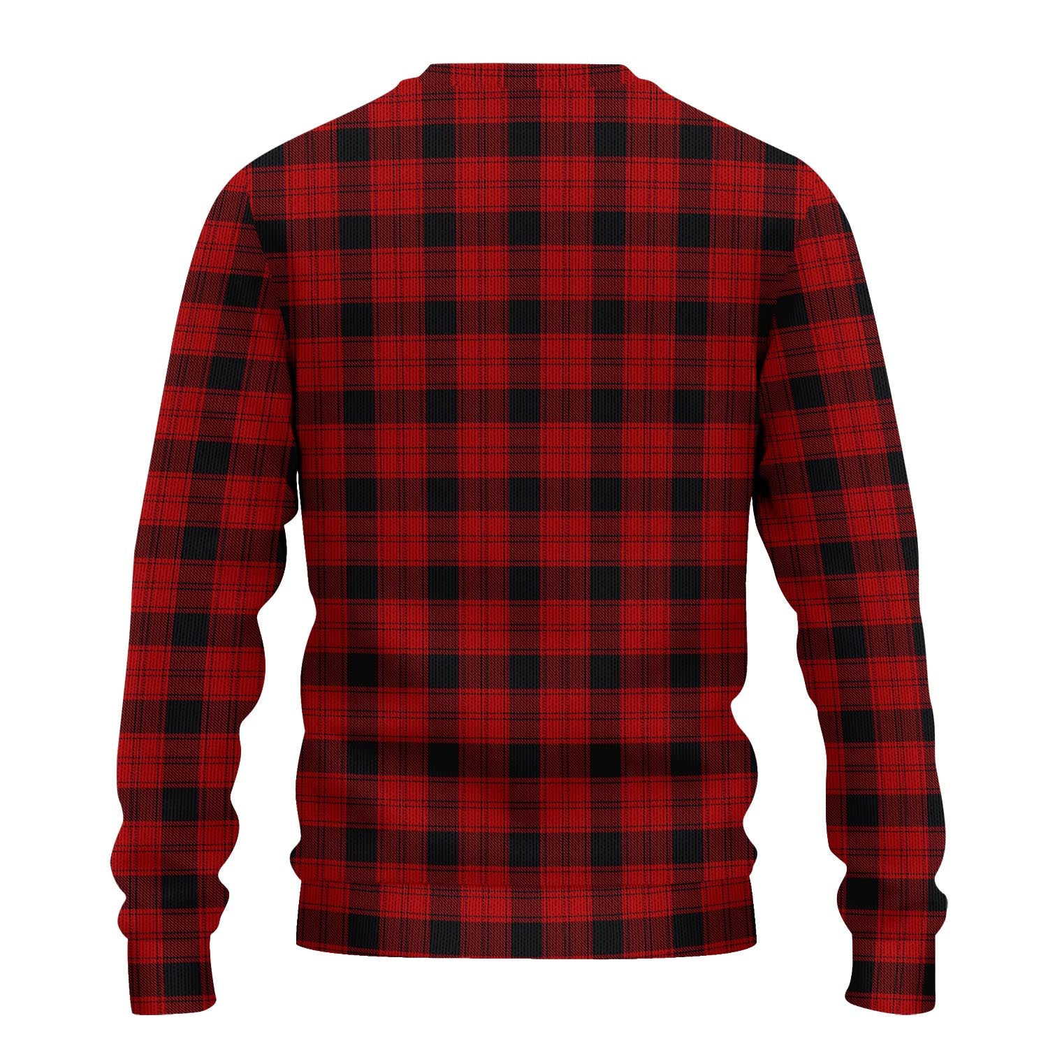 Ewing Tartan Knitted Sweater with Family Crest - Tartanvibesclothing