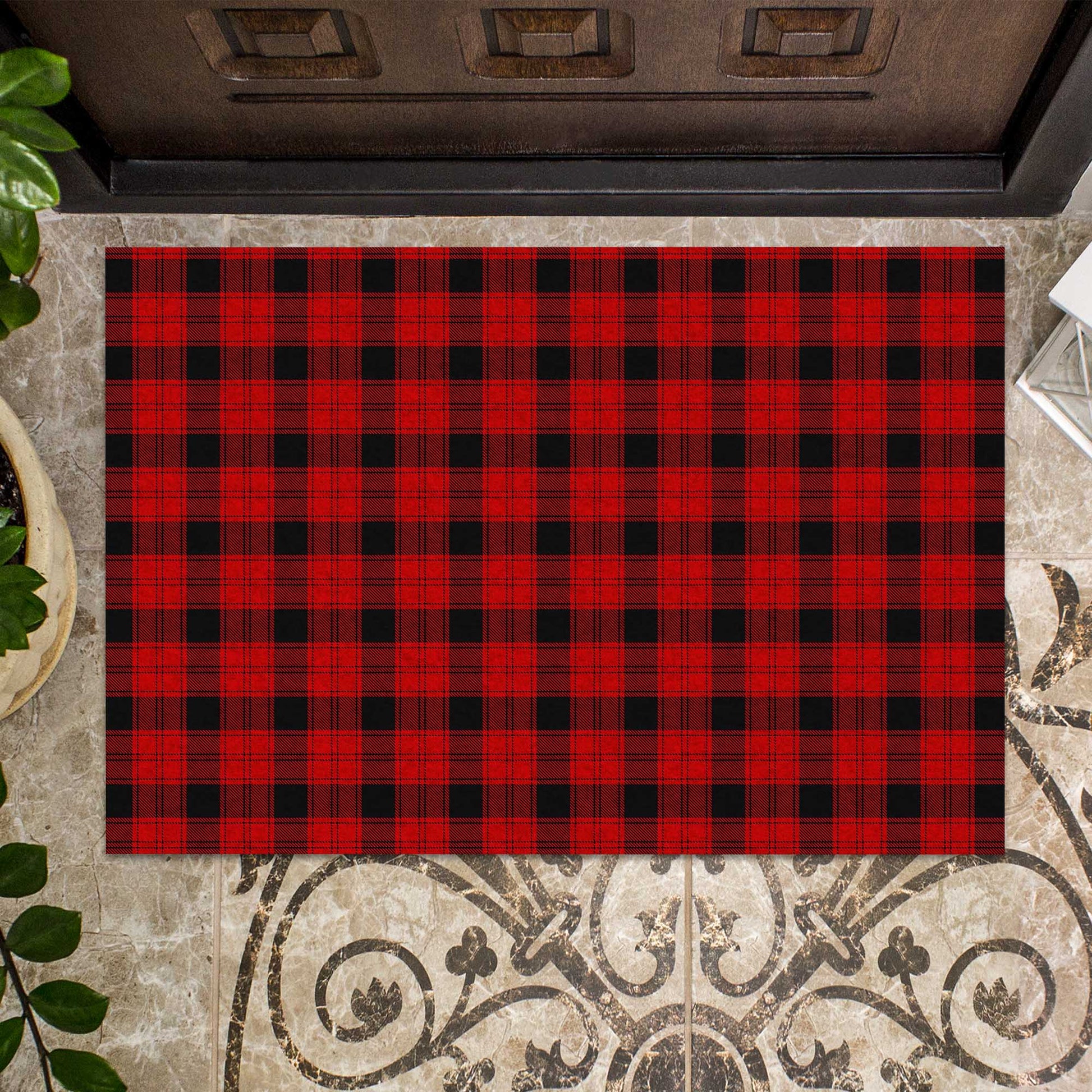 Ewing Tartan Door Mat - Tartanvibesclothing
