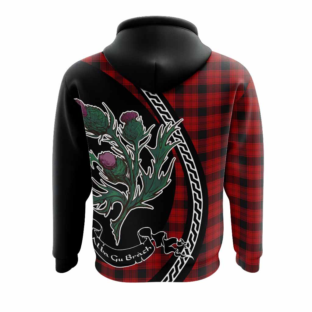 Ewing Family Crest Tartan Hoodie Alba Thistle Inspired - Tartan Vibes Clothing
