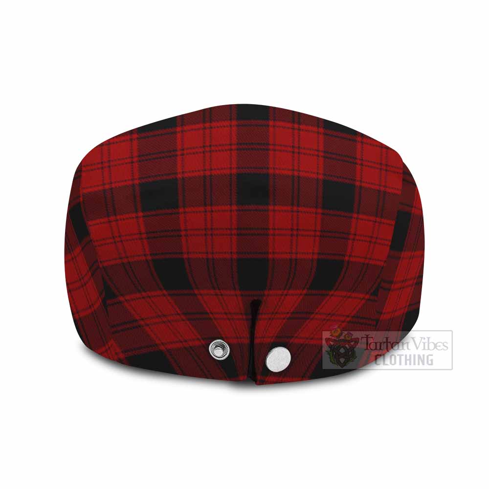 Ewing Family Crest Tartan Jeff Cap, Tartan Flat Cap