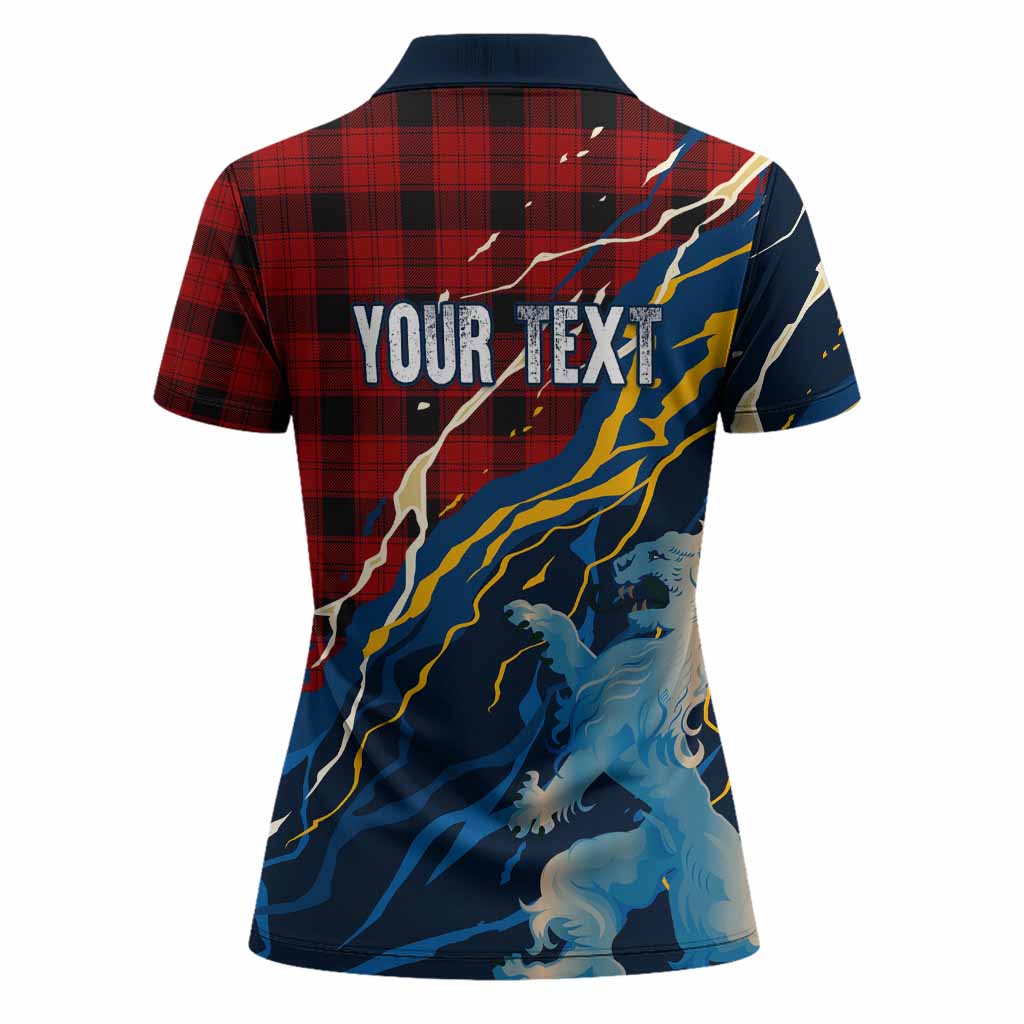 Ewing Scotland Tartan Women Polo Shirt WC2026 Football - We'll Be Coming
