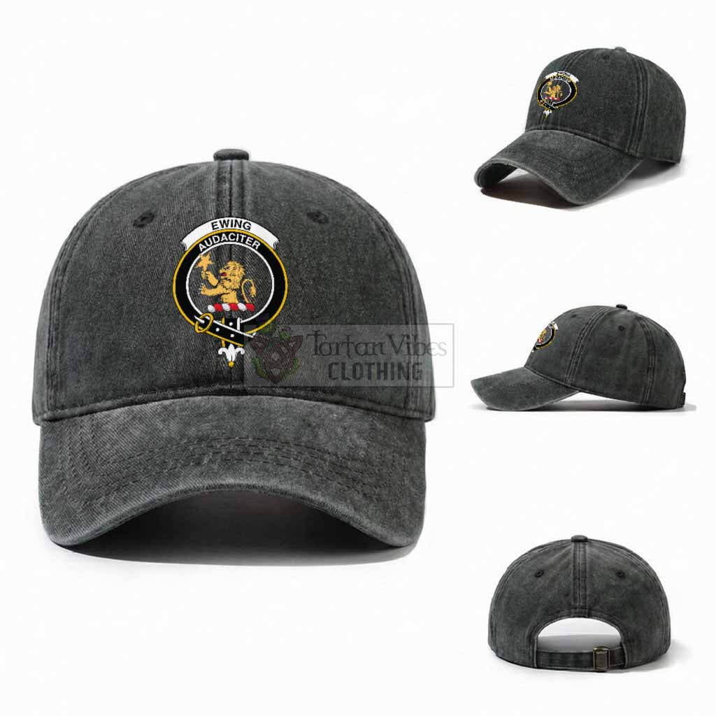 Ewing Scottish Clan Crest Washed Baseball Cap