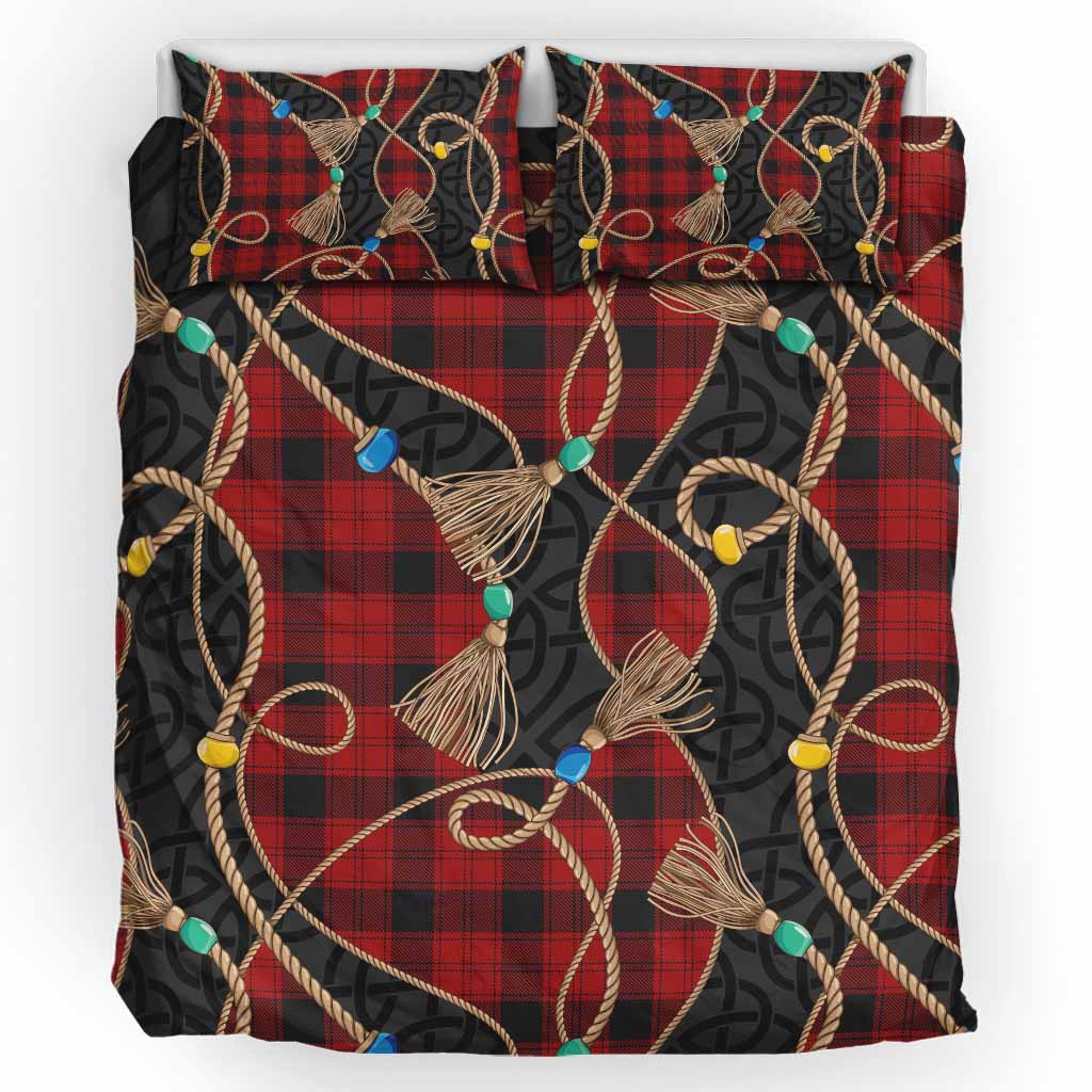 Ewing Scottish Tartan Twisted Ropes Stylized Bedding Set UK Bedding Set UK King 91*87 inch - Tartan Vibes Clothing