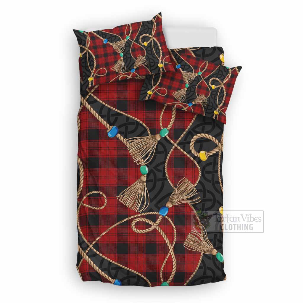 Ewing Scottish Tartan Twisted Ropes Stylized Bedding Set UK Bedding Set UK Double 79*79 inch - Tartan Vibes Clothing