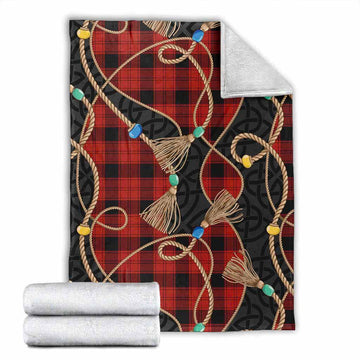 Ewing Scottish Tartan Twisted Ropes Stylized Blanket X-Large 59 x 79 inches 150 x 200 cm - Tartan Vibes Clothing