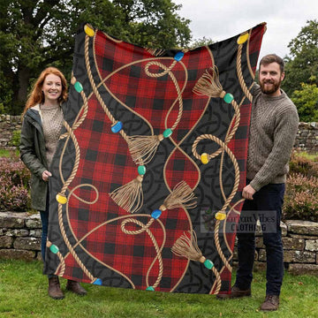 Ewing Scottish Tartan Twisted Ropes Stylized Blanket - Tartan Vibes Clothing