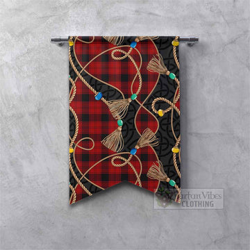 Ewing Scottish Tartan Twisted Ropes Stylized Gonfalon
