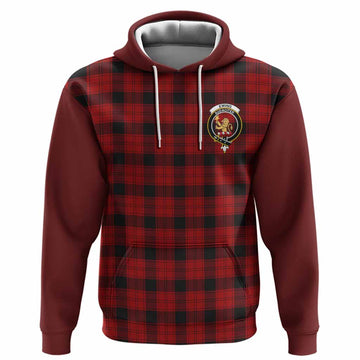 Ewing Tartan Accent Hoodie with Family Crest