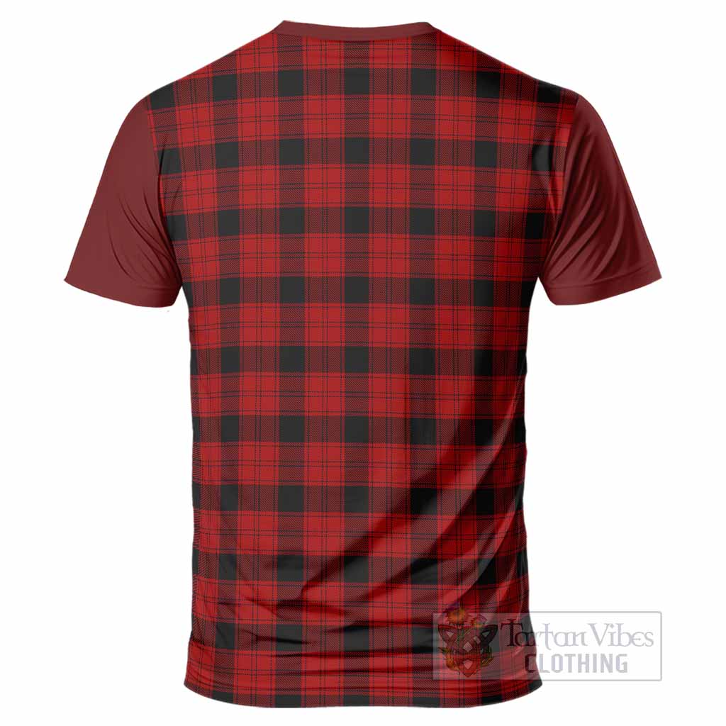 Ewing Tartan Accent T-Shirt with Family Crest