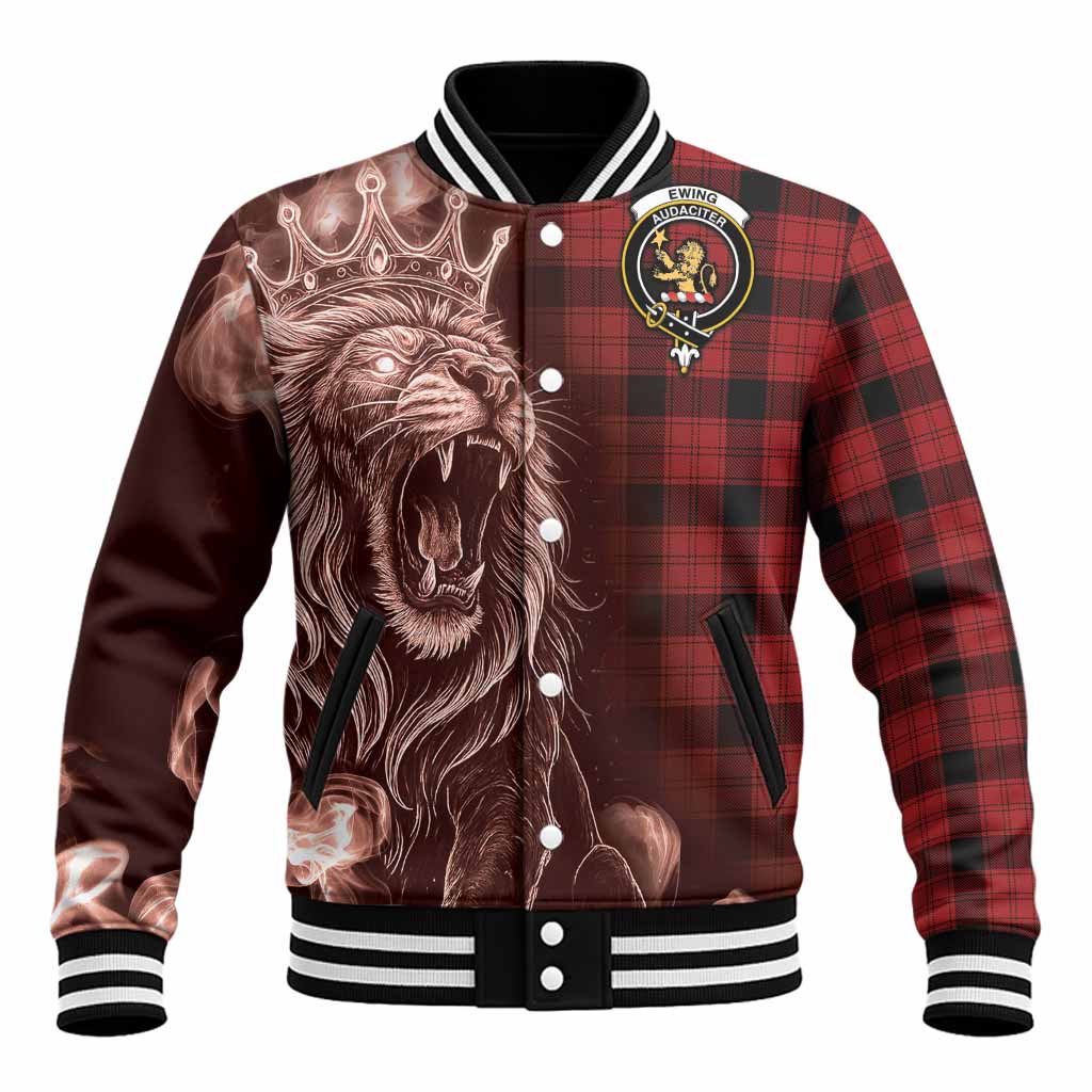 Ewing Tartan Baseball Jacket Roaring Lion Heritage